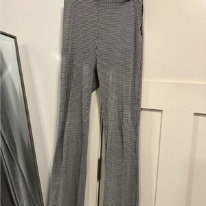Classic Black and White Checkered Women's Pants